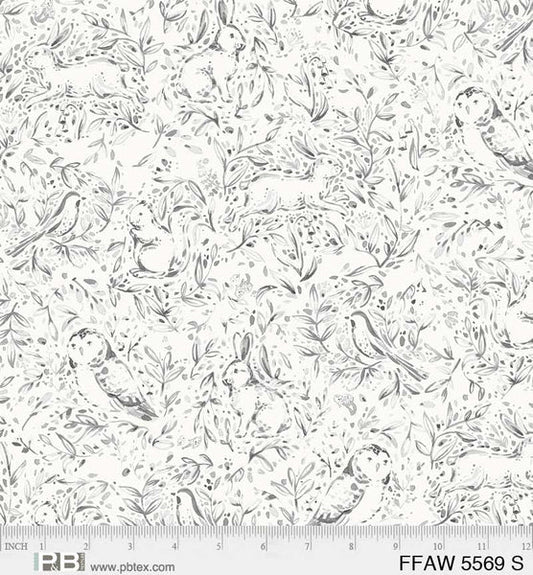 Forest Faune 108" Woodland Toile