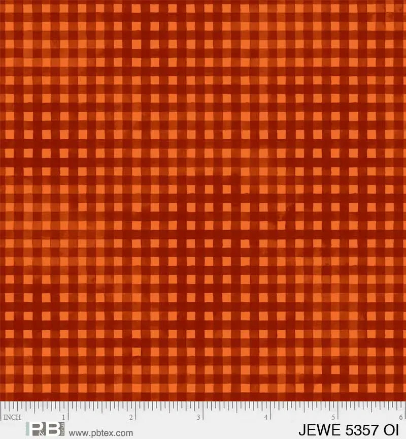 Jewel Gingham-orange