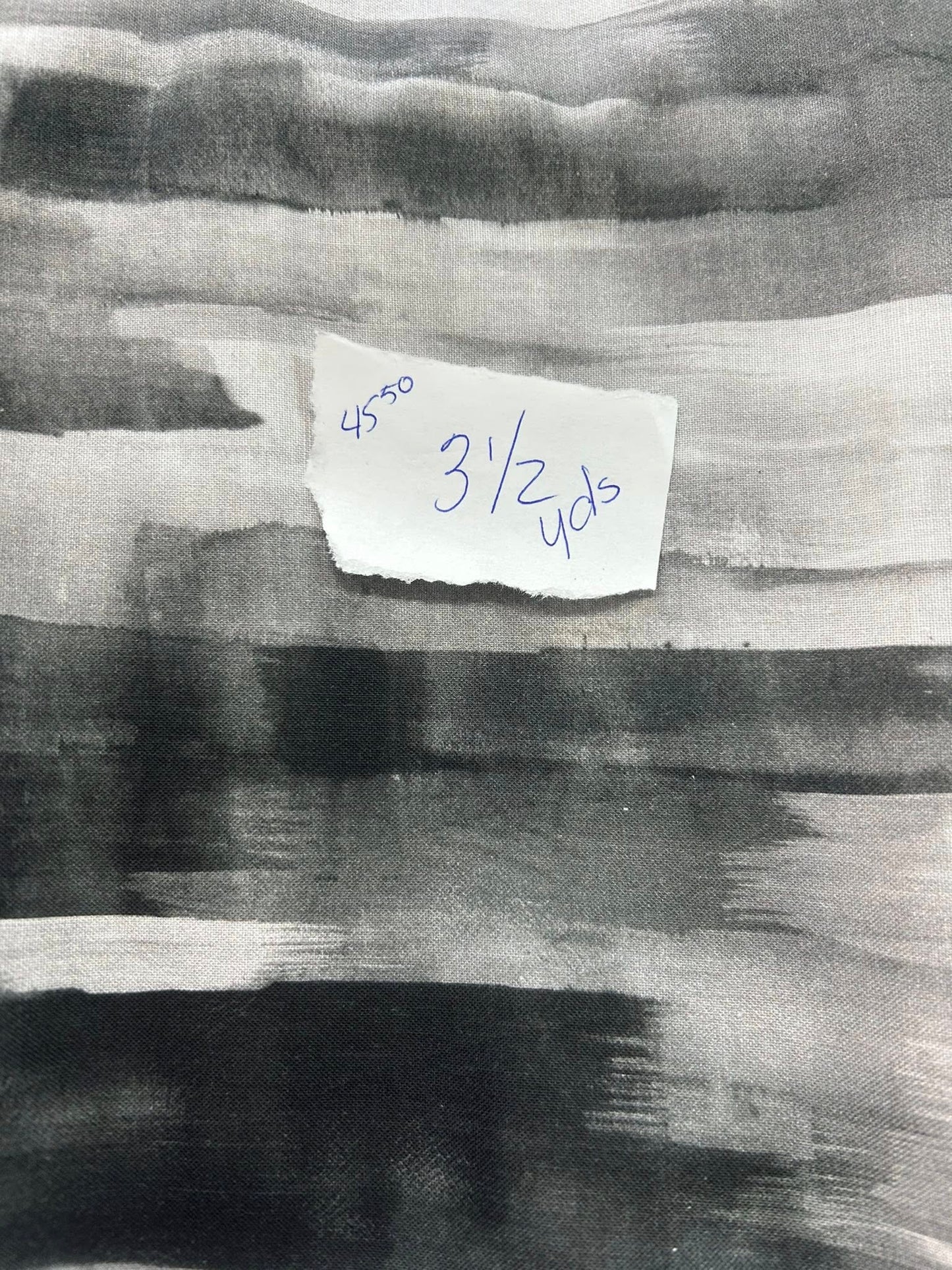 108" wide backing black n white