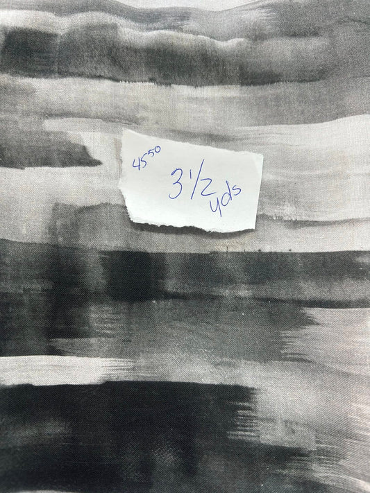 108" wide backing black n white