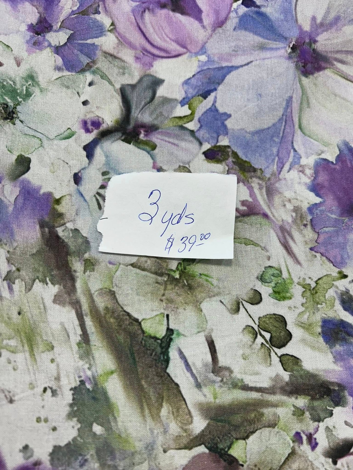 108" wide backing -- purple