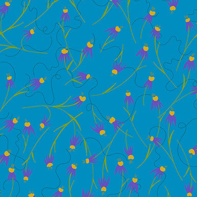 Wildflowers by Alison Glass Coneflower Bluebell